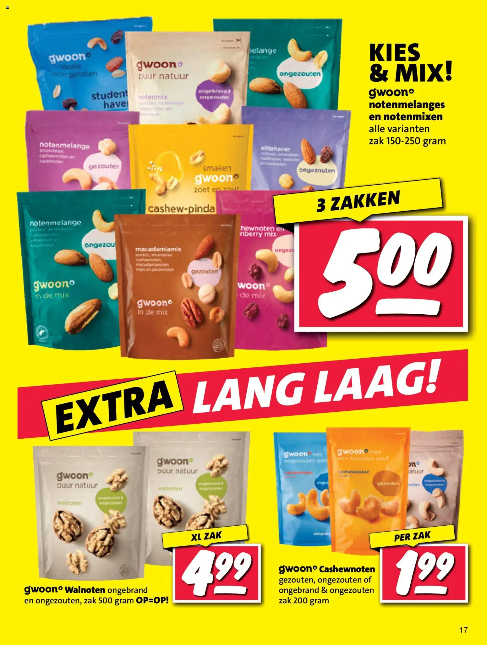 {H1} | Pagina: 17 | Producten: Zak, Cashewnoten