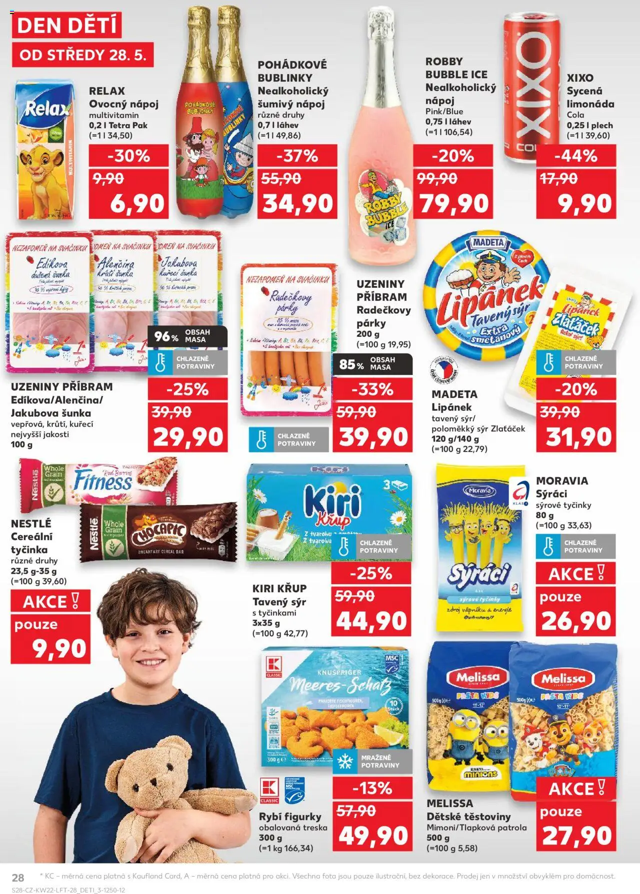 Kaufland leták - Praha 4 od 28.05.2025 | Strana: 28 | Produkty: Lipánek, Těstoviny, Plech, Chocapic