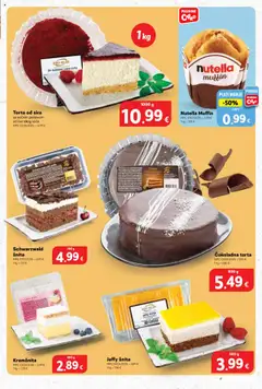 Plodine katalog | vrijedi od 17.09.2025 | Stranica: 15 | Proizvodi: Nutella, Sir, Voće, Torta