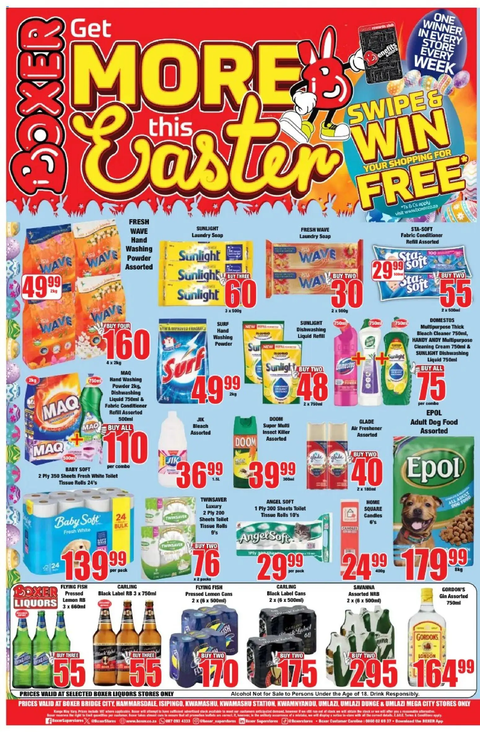 New Boxer catalogue – valid from 23.03.2026 | Page: 12 | Products: Beer, Powder, Cream, Dog food