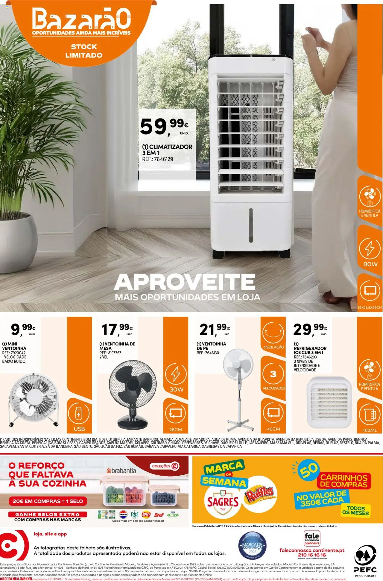 Continente Semanal Continente Bom Dia │ válido de 15.07.2025 | Página: 28 | Produtos: Mesa, Soda