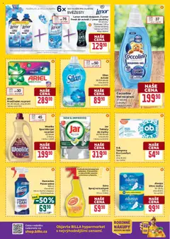 Billa Velký leták od 23.07.2025 | Strana: 28 | Produkty: Vložky, Ariel, Woolite, Domestos
