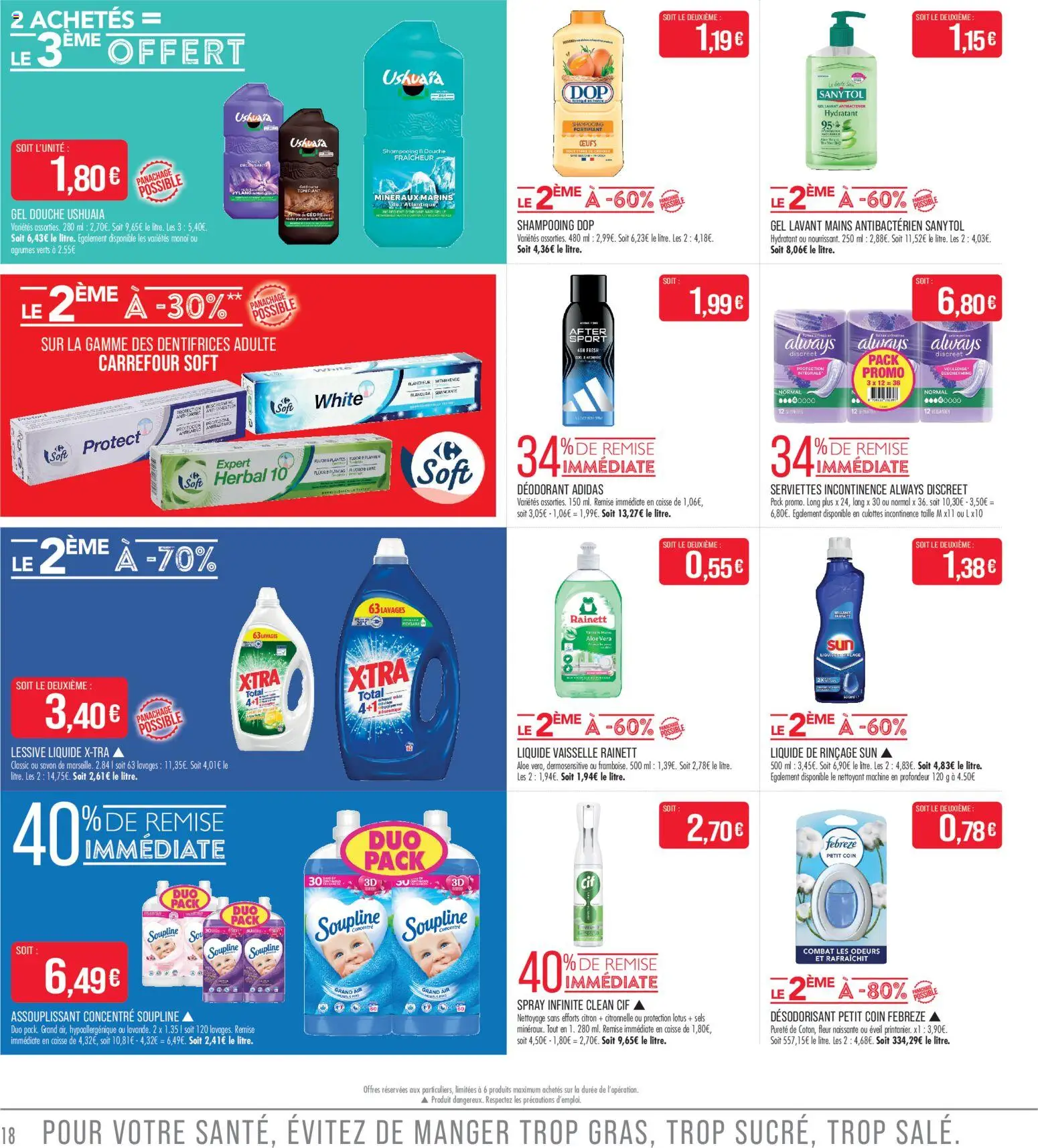 {H1} | Page: 18 | Produits: Savon, Citronnelle, Lessive, Œufs