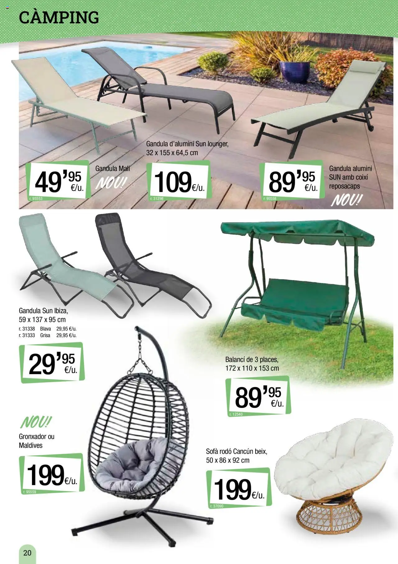Bonpreu - Catálogo de camping y jardín │ válido desde el 18.03.2025 | Página: 20 | Productos: Sofá