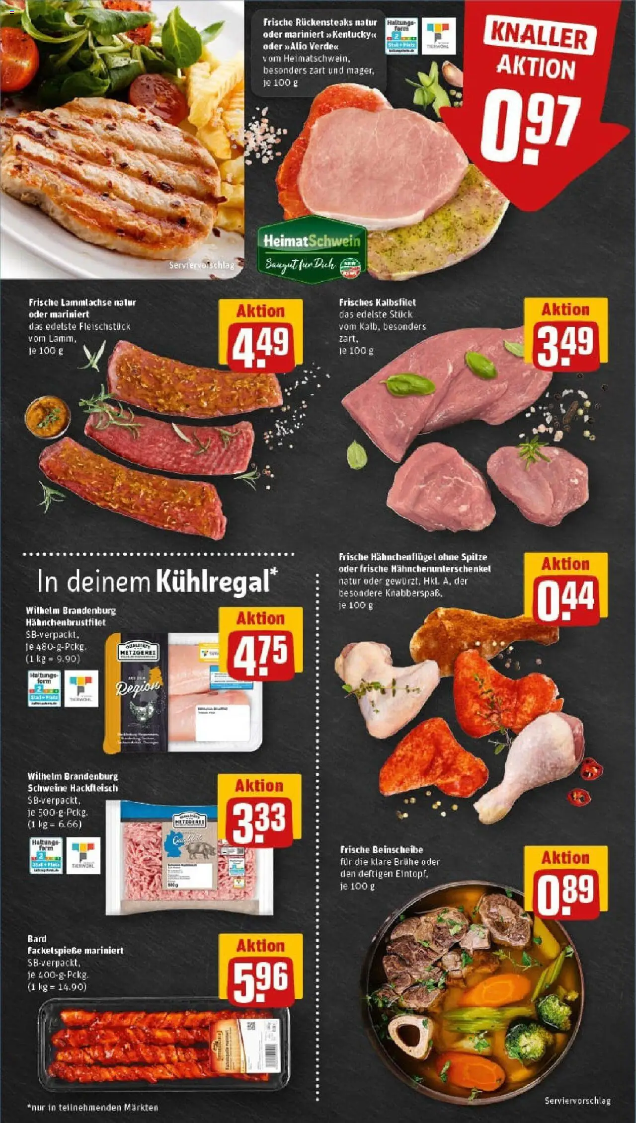 Rewe prospekt Essen	 - gültig ab dem 07.07.2025 | Seite: 6 | Produkte: Steak, Hackfleisch