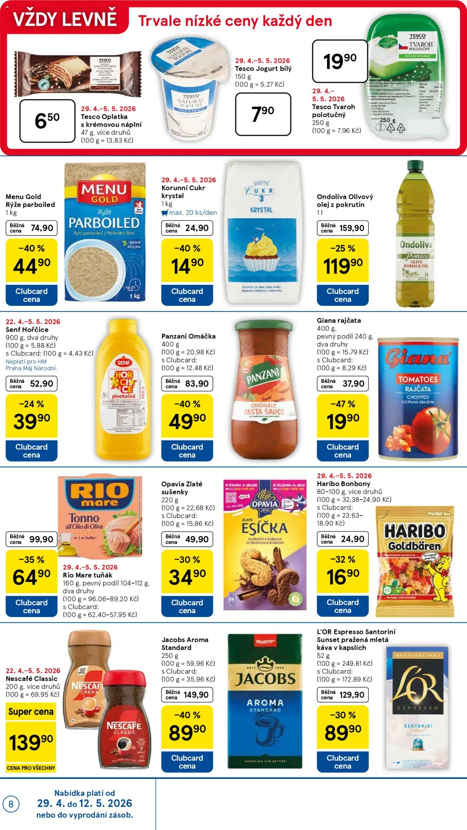 Toto nesmíte zmeškat - aktuální slevy v letáku Tesco 29.04.2026! | Česko