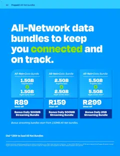 Telkom specials catalogue – valid from 15.02.2026 | Page: 42 | Products: Data, Sim, Streaming bundle