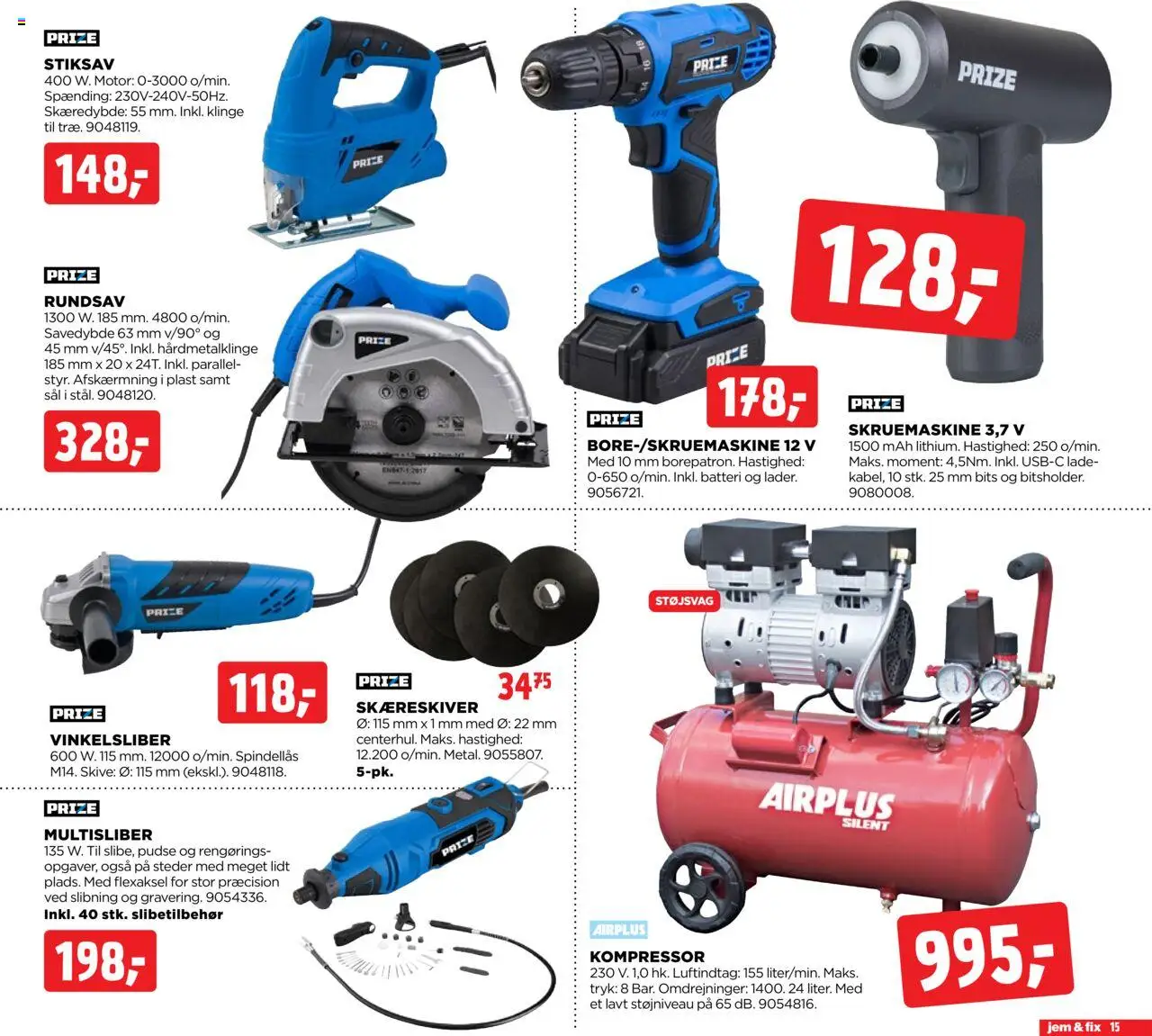 Jem & fix tilbudsavis – gyldig fra 05.10.2025 | Side: 15 | Produkter: Batteri