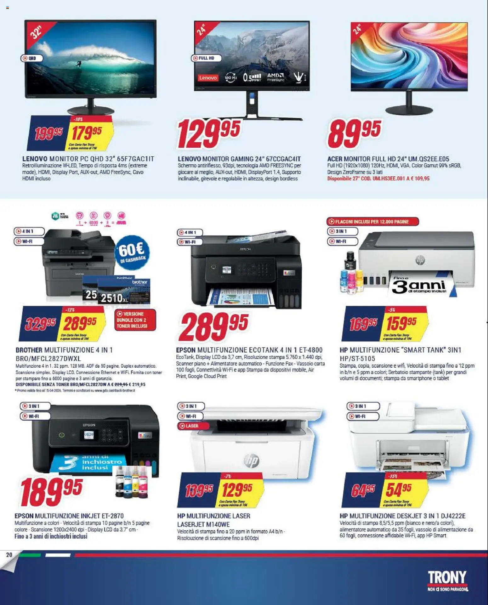 Volantino Trony del 05.02.2026 | Pagina: 20