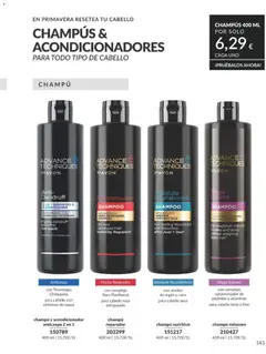 Vista previa champú y acondicionador anticaspa 2 en 1, Anticaspa con Tecnología Climbazole para cabello con síntomas de caspa válido desde el 01.04.2026 | Página: 143 | Productos: Acondicionador, Τυρόπιτα, Champú anticaspa, Body