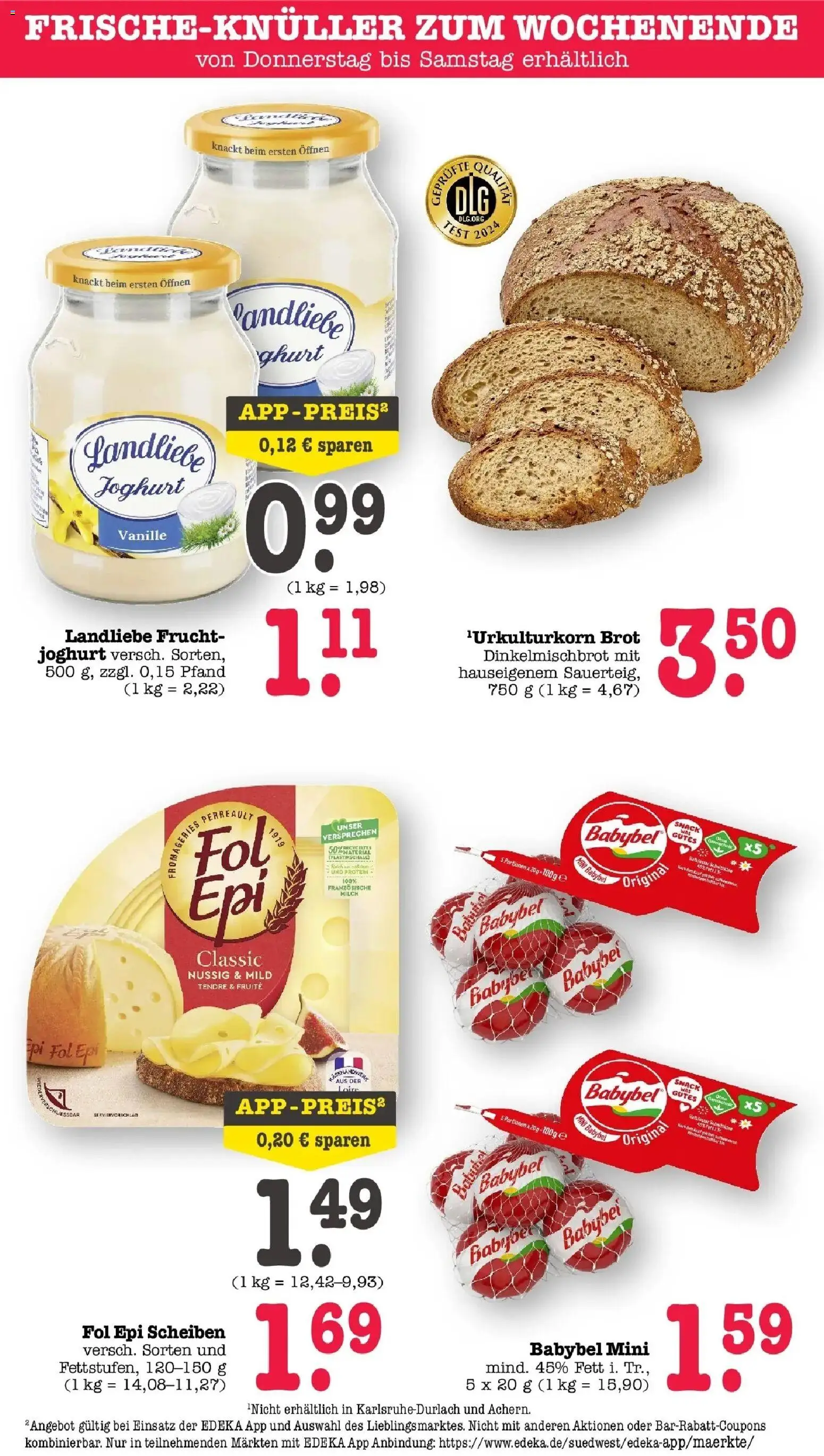 E center Prospekt Sinzheim	 – gültig ab 05.04.2026 | Seite: 73 | Produkte: Milch, Joghurt, Babybel, Brot