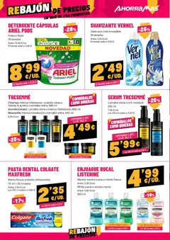 Vista previa AhorraMas folleto válido desde el 09.04.2026 | Página: 16 | Productos: Acondicionador, Pasta dental, Enjuague bucal, Suavizante
