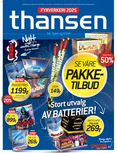 Forhåndsvisning av THANSEN Fyrverkeri gyldig fra 27.12.2025