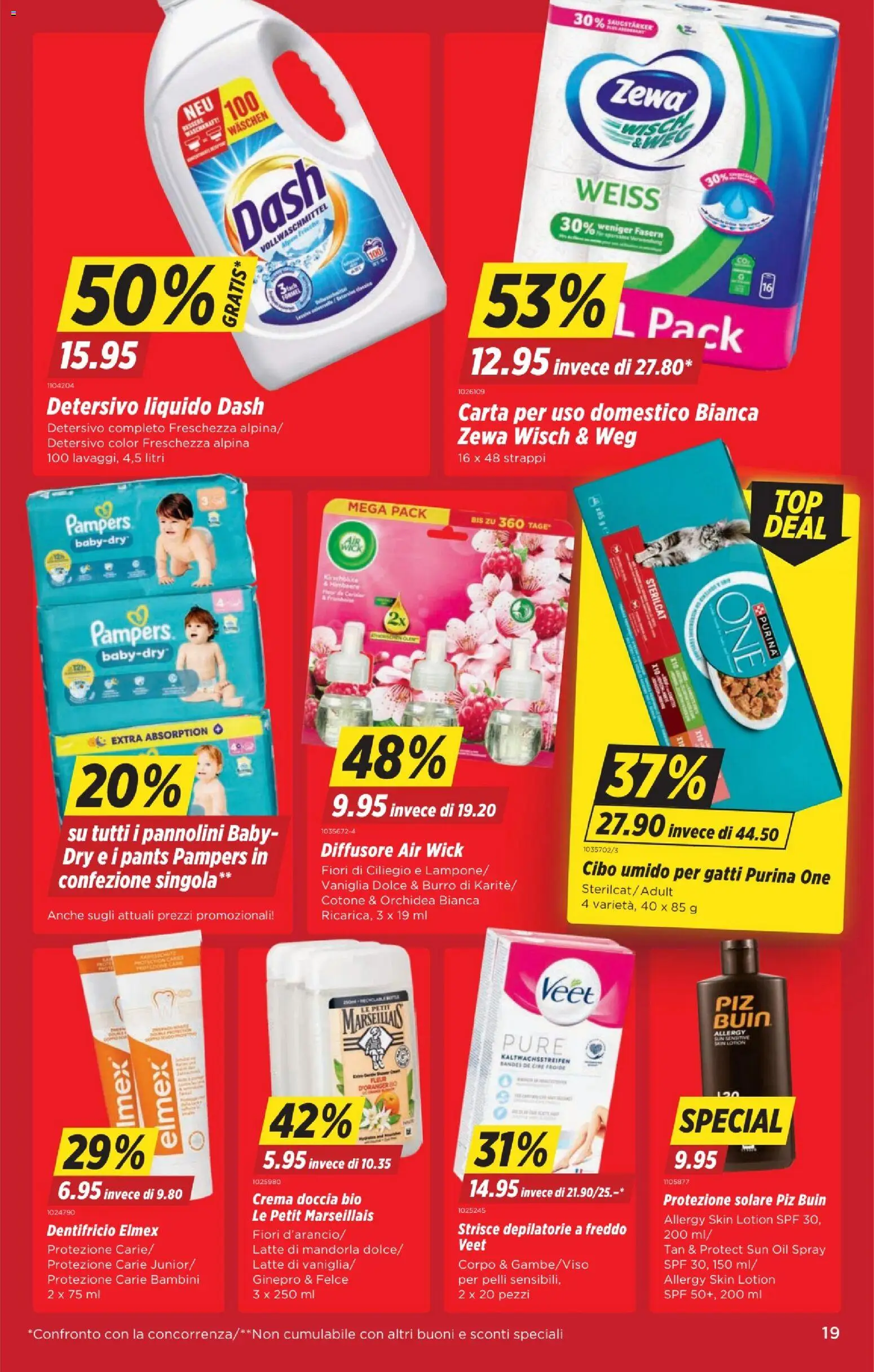 Denner aktionen IT – gültig ab 16.04.2026 | Seite: 19 | Produkte: Pampers