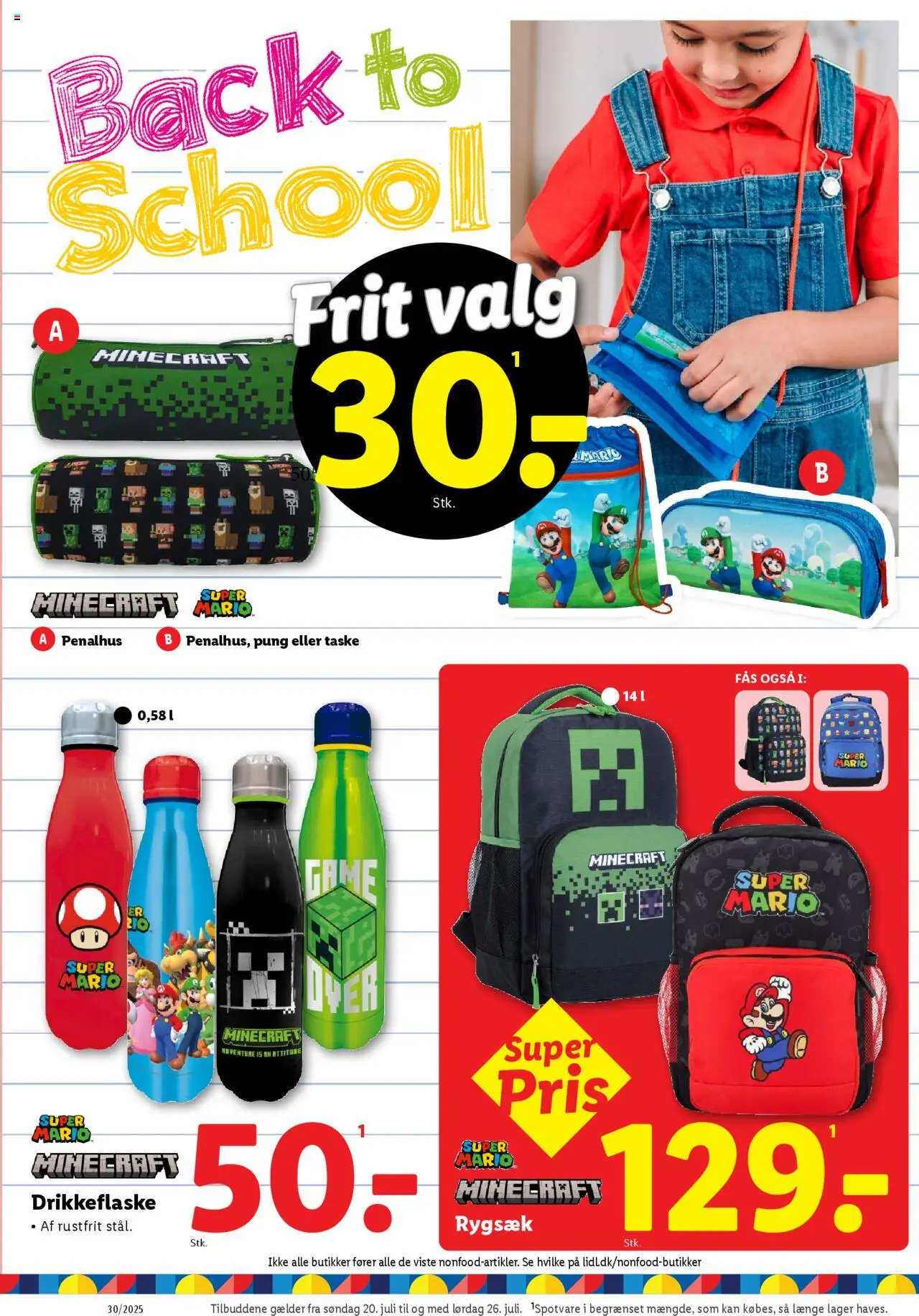 Lidl Tilbudsavis gyldig fra 24.07.2025 | Side: 34 | Produkter: Is, Taske, Rygsæk, Søm