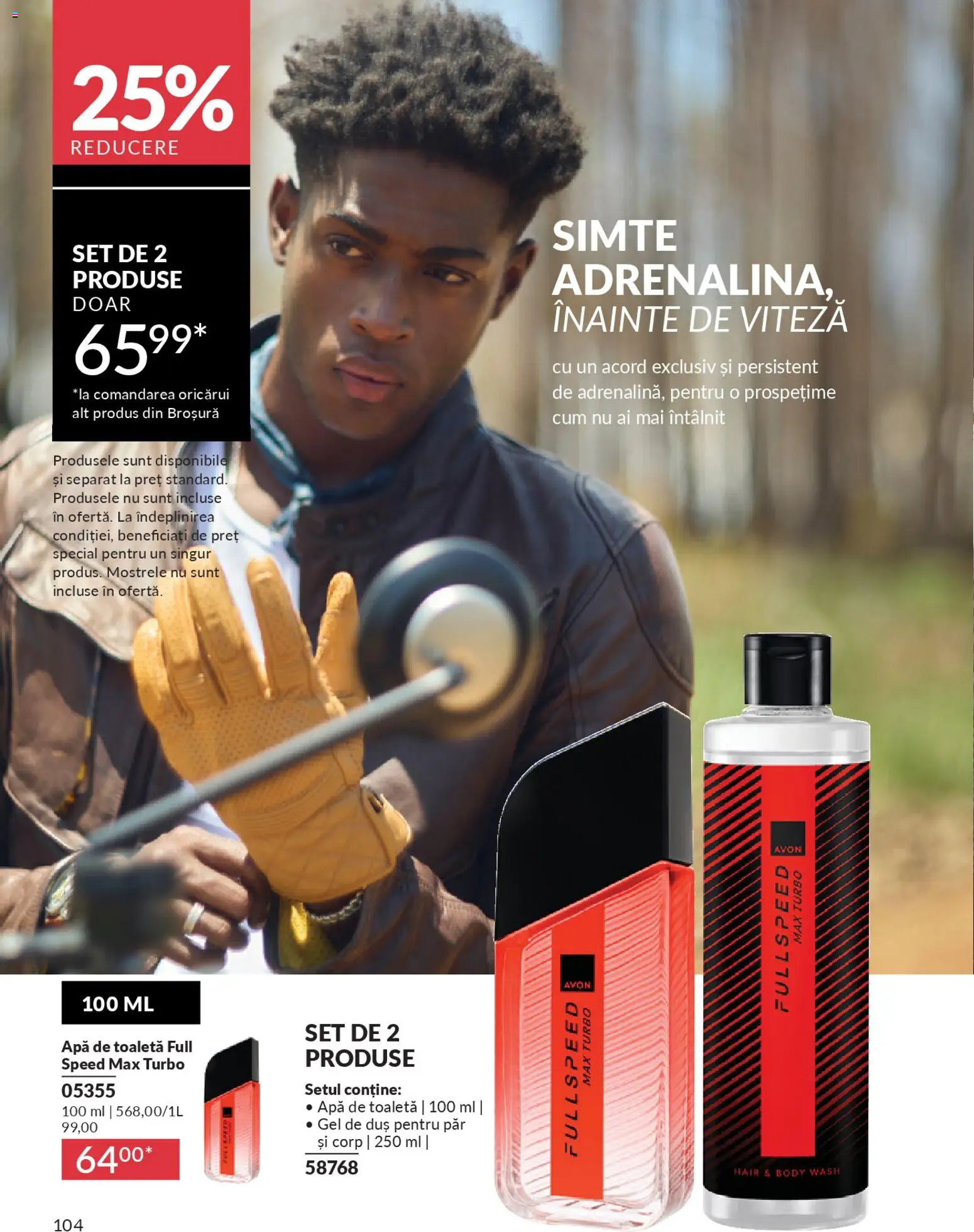 Noul catalog Avon – valabil de la 01.02.2026 | Pagină: 106 | Produse: Duș, Apă de toaletă, Gel de duș, Apă