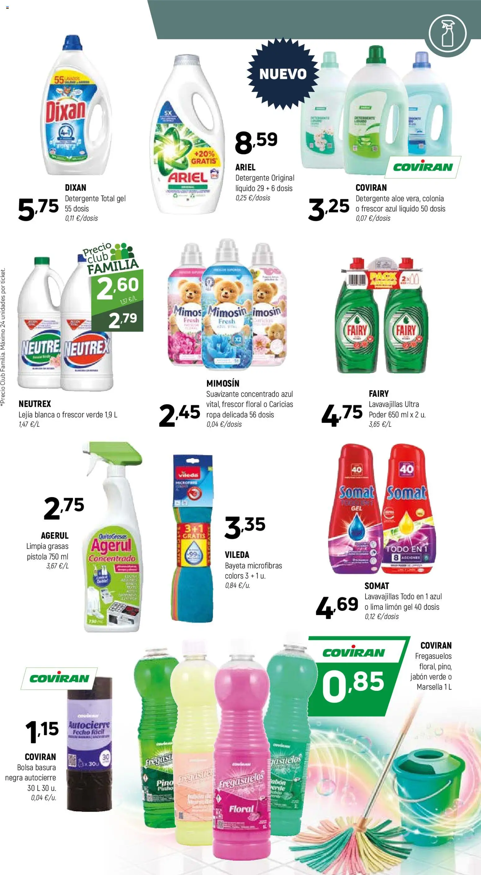 Coviran - Santander │ válido desde el 07.04.2026 | Página: 15 | Productos: Colonia, Jabón, Suavizante, Bolsa