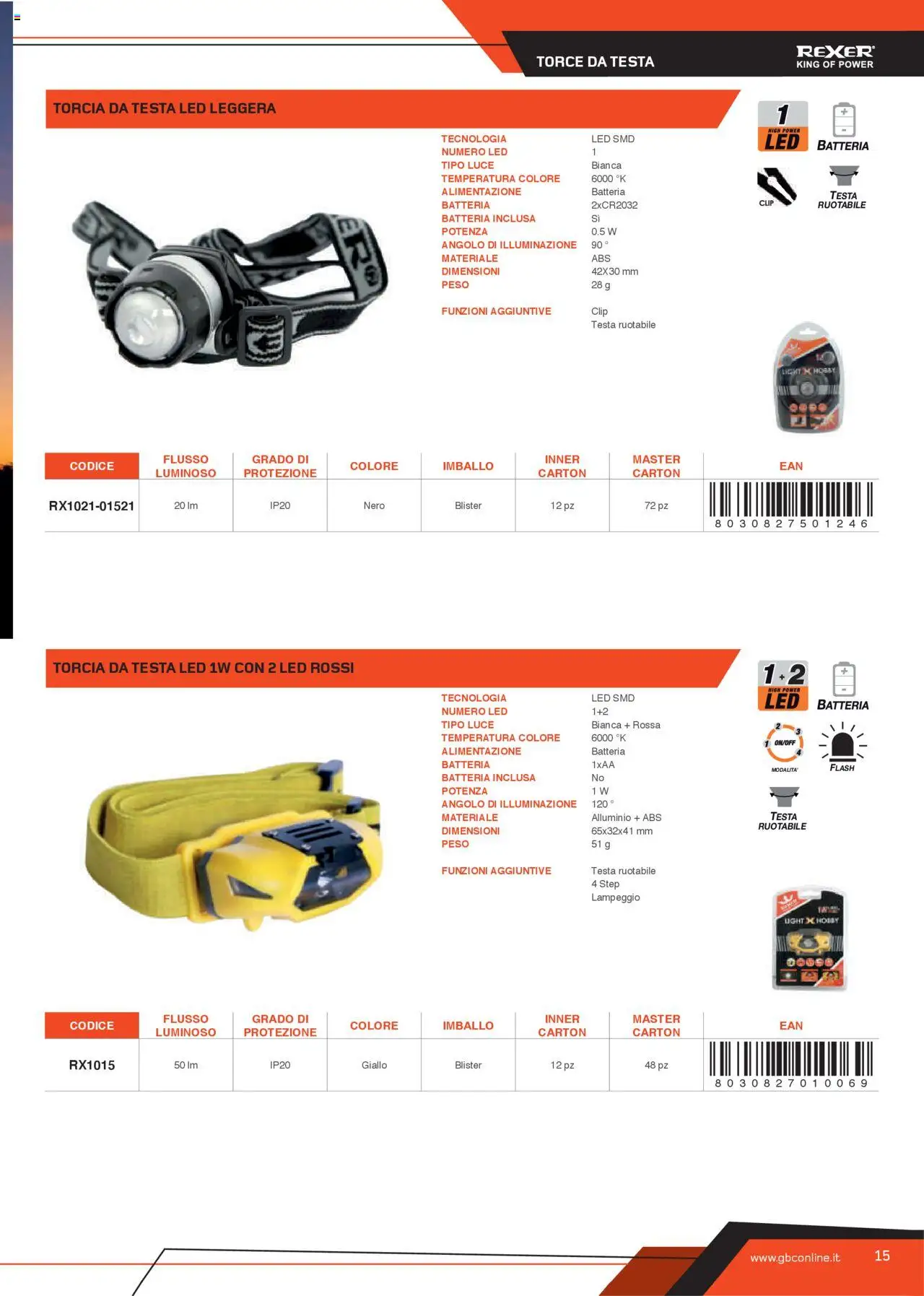 Volantino GBC del 31.05.2025 | Pagina: 15 | Prodotti: Torcia, Alluminio, Batteria
