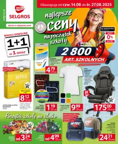 Pogląd oferty "Selgros cash&carry Gazetka - Szkoła" - ważna od 14.08.2025