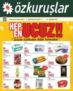 Özkuruşlar Katalog Aktüel Broşür ve Katalogları