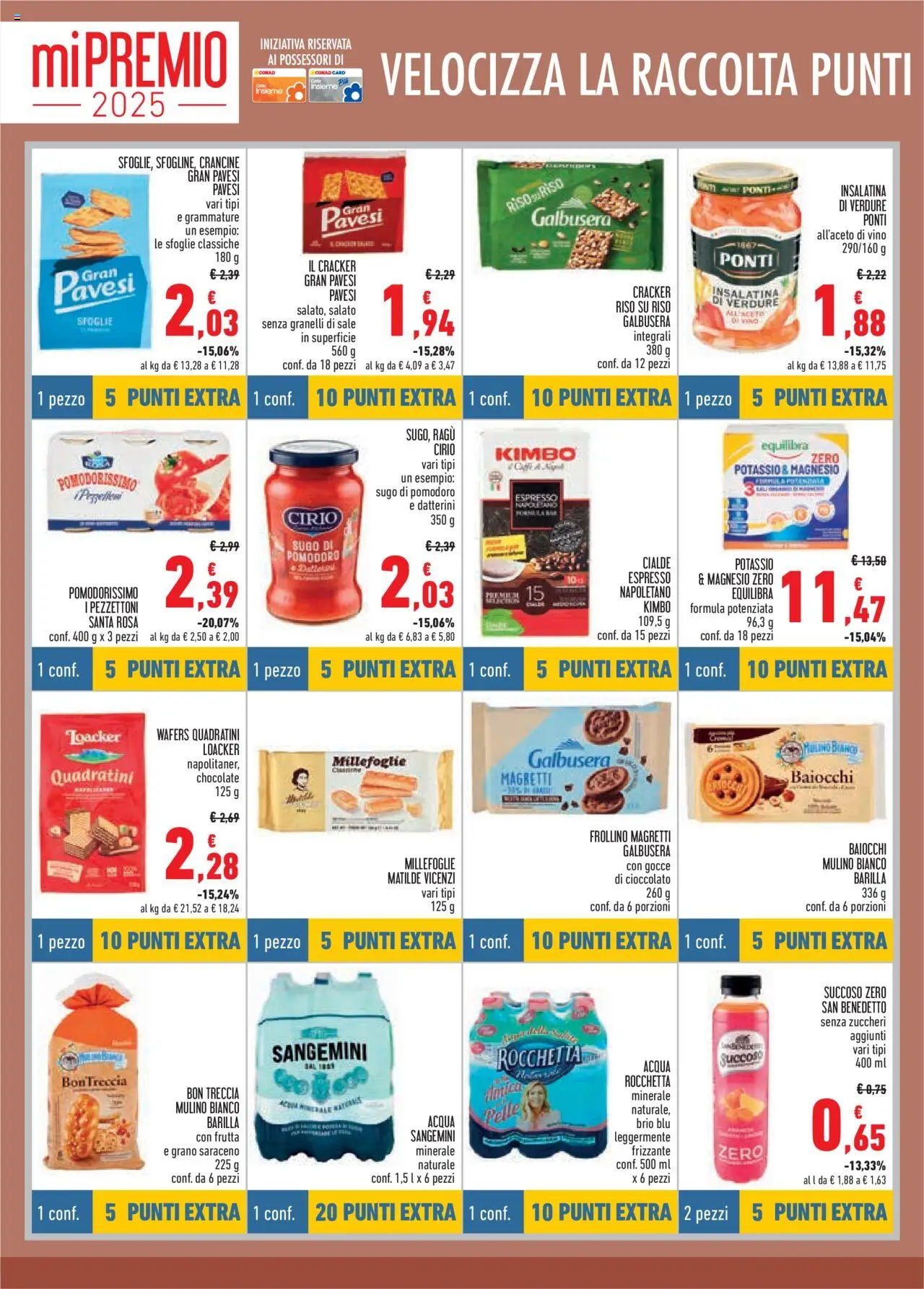 Volantino Conad del 17.07.2025 | Pagina: 10 | Prodotti: Cioccolato, Verdure, Pomodoro, Pasta