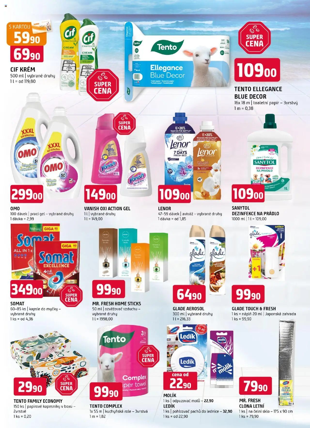 Terno leták od 13.08.2025 | Strana: 15 | Produkty: Lenor, Prací gel, Toaletní papír 3vrstvý, Vanish