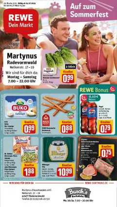 Rewe prospekt Radevormwald	 gültig ab dem 13.07.2025