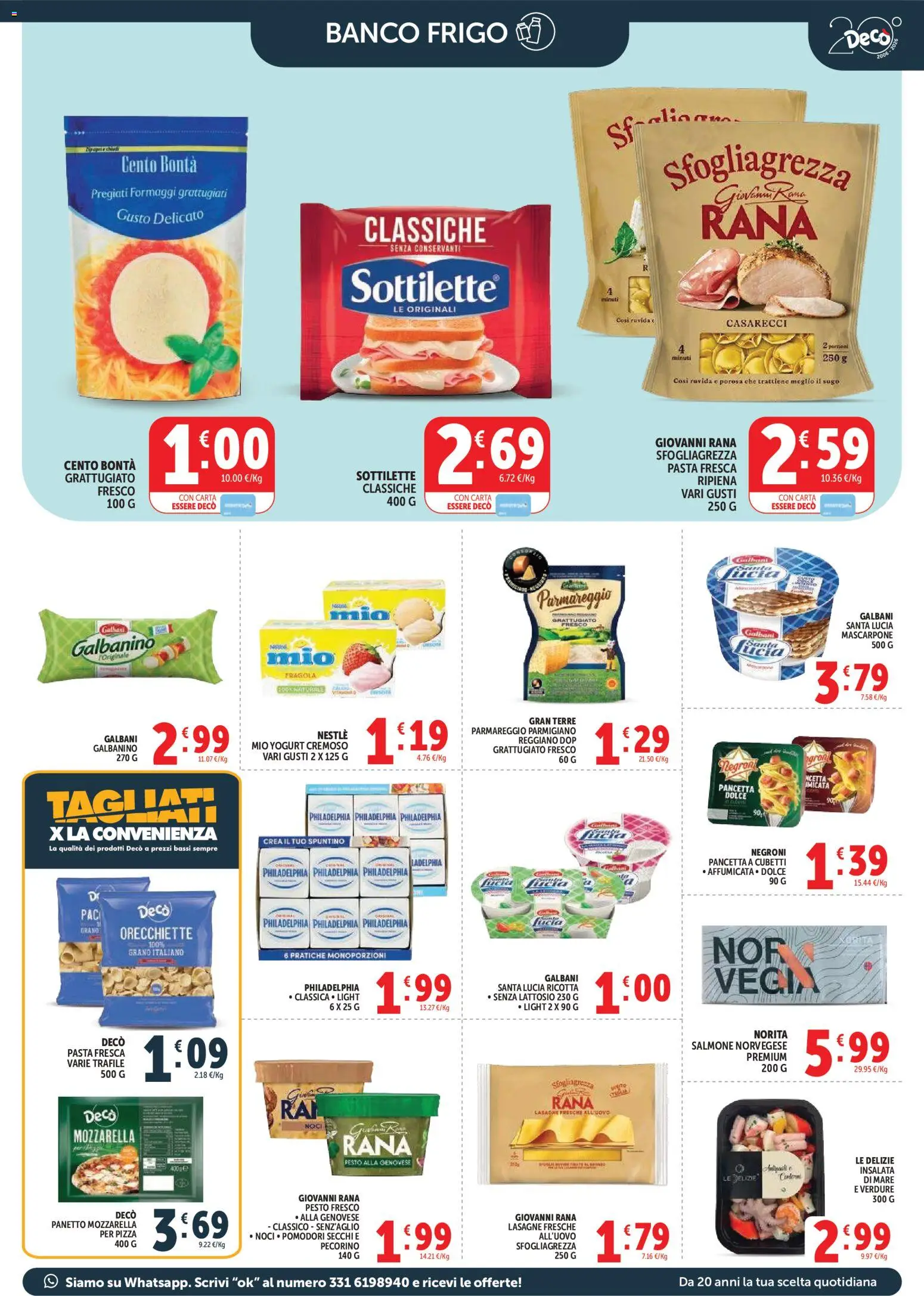 Volantino Decò del 27.03.2026 | Pagina: 13 | Prodotti: Pizza, Noci, Orecchiette, Parmigiano