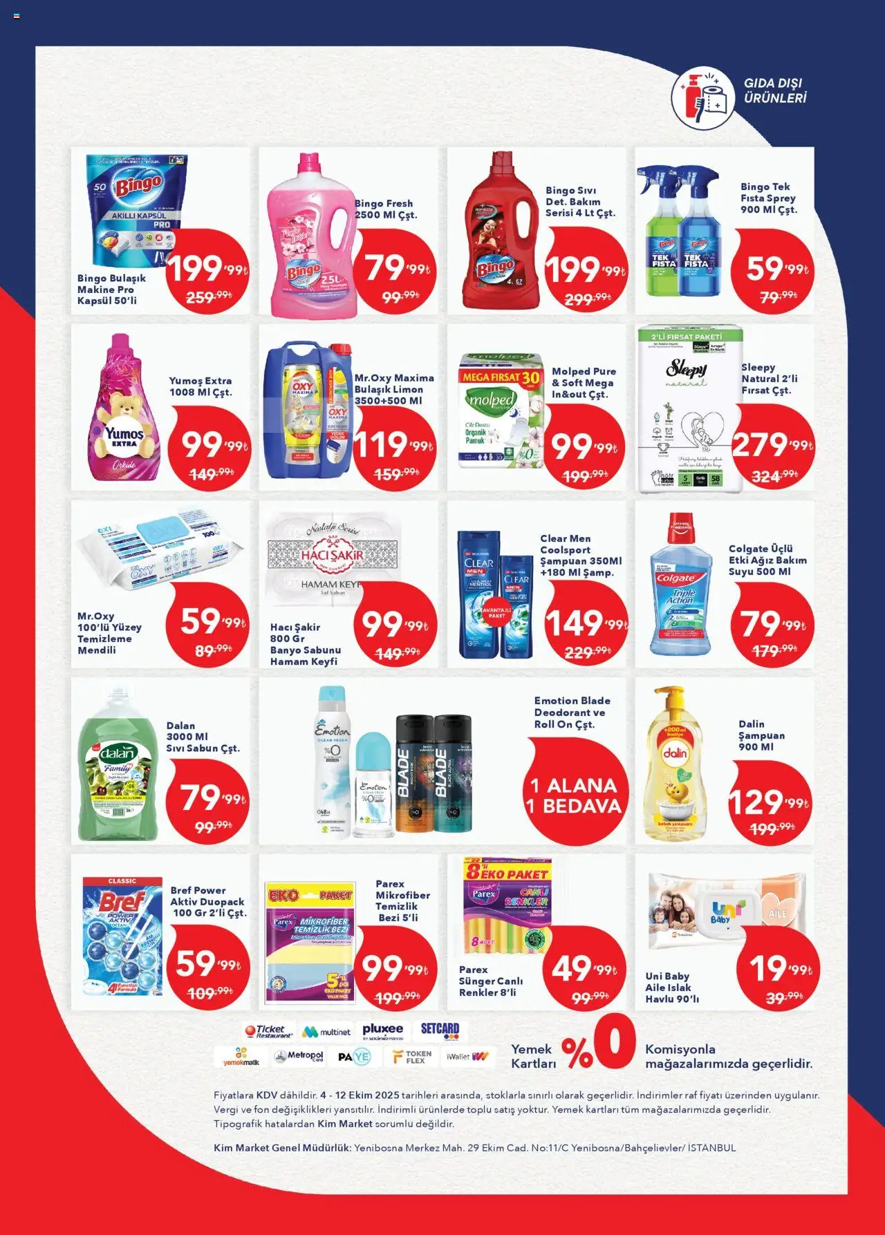 Kim Market Katalog - Ege Insert - 04.10.2025 tarihinden itibaren geçerlidir | Sayfa: 4 | Ürünler: Banyo, Şampuan, Sabun, Deodorant