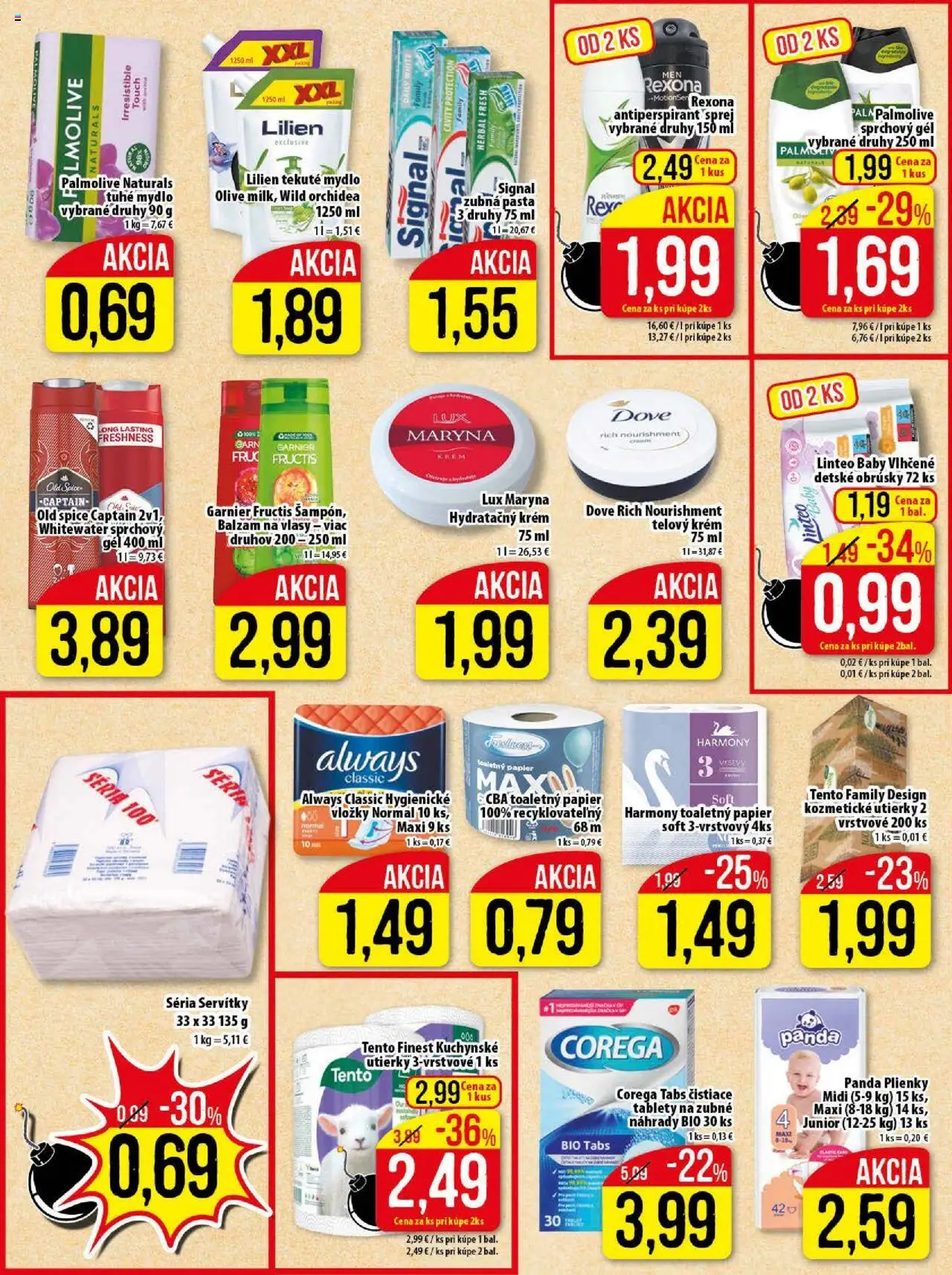 Klas leták │ platný od 28.07.2025 | Strana: 19 | Produkty: Telový krém, Mydlo, Antiperspirant, Orchidea