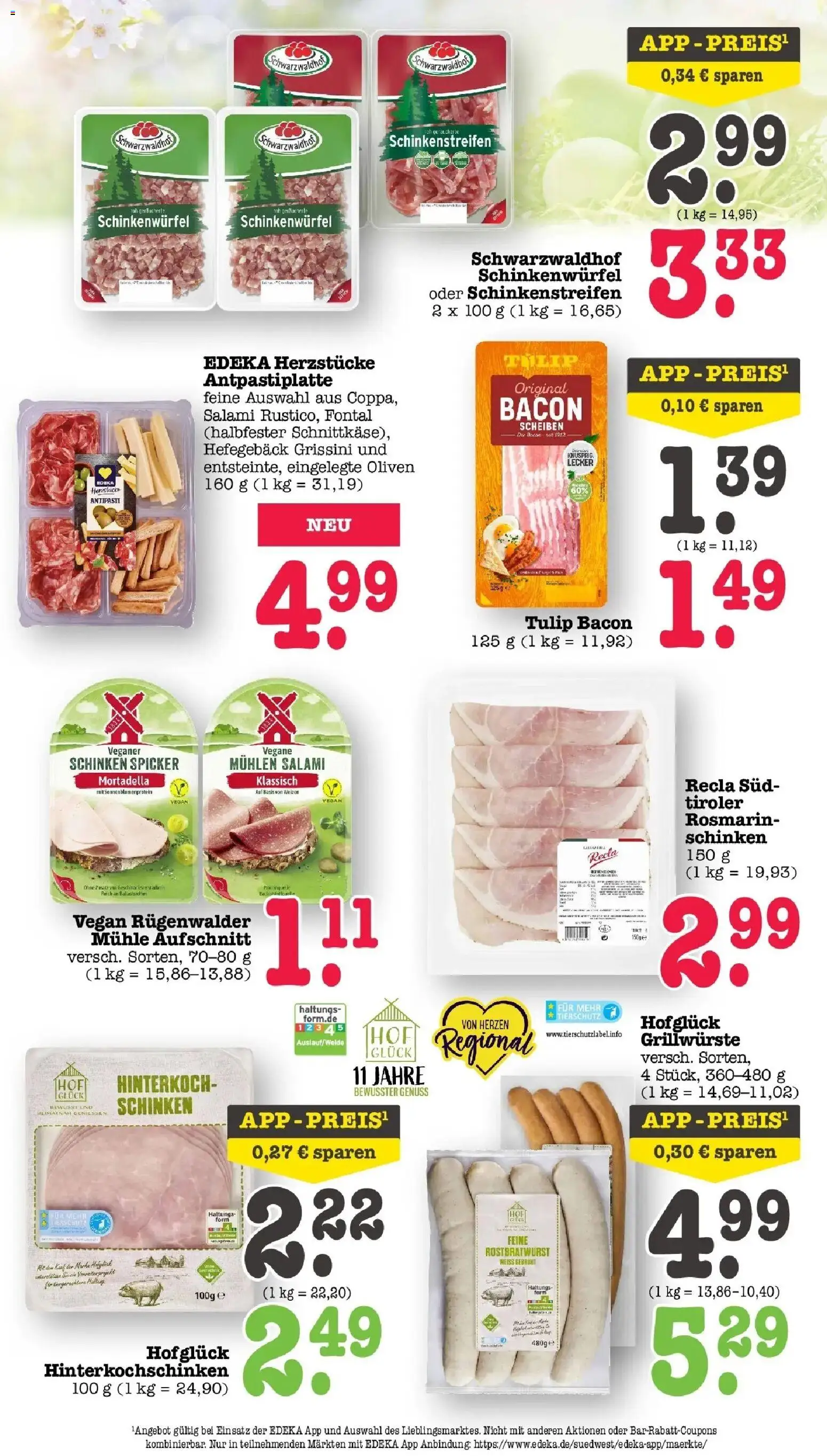 Edeka prospekt Offenbach	 – gültig ab 30.03.2026 | Seite: 43 | Produkte: Mühle, Salami, Schinken