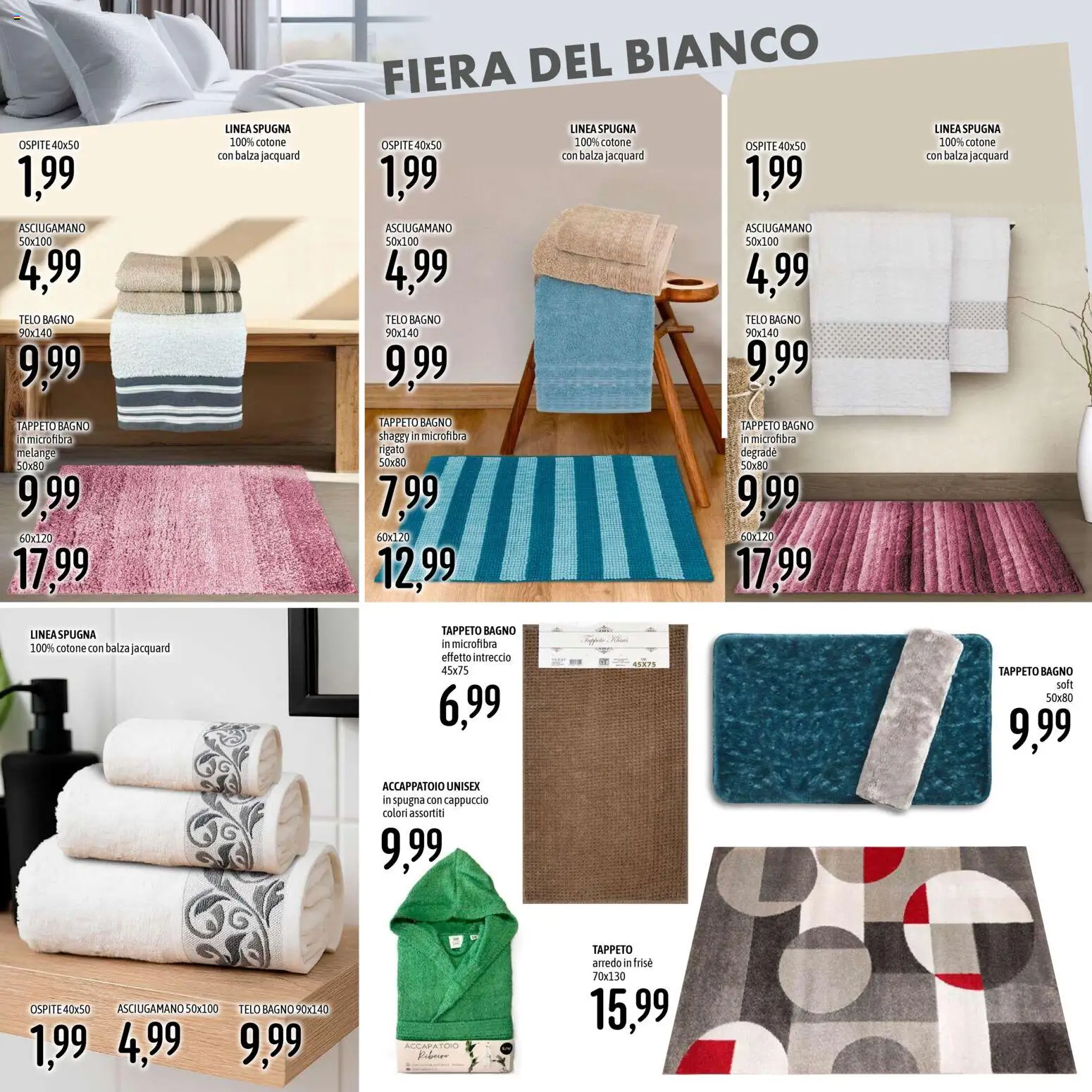 Volantino Emisfero del 28.12.2025 | Pagina: 22 | Prodotti: Spugna, Accappatoio, Cappuccio, Bagno
