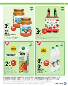 E.Leclerc - Prévisualisation de BEURRE DE CACAHUÈTE BIO(3) “ÉTHIQUABLE”, Classique ou Crunchy 350 g valide à partir de 13.01.2026 | Page: 9
