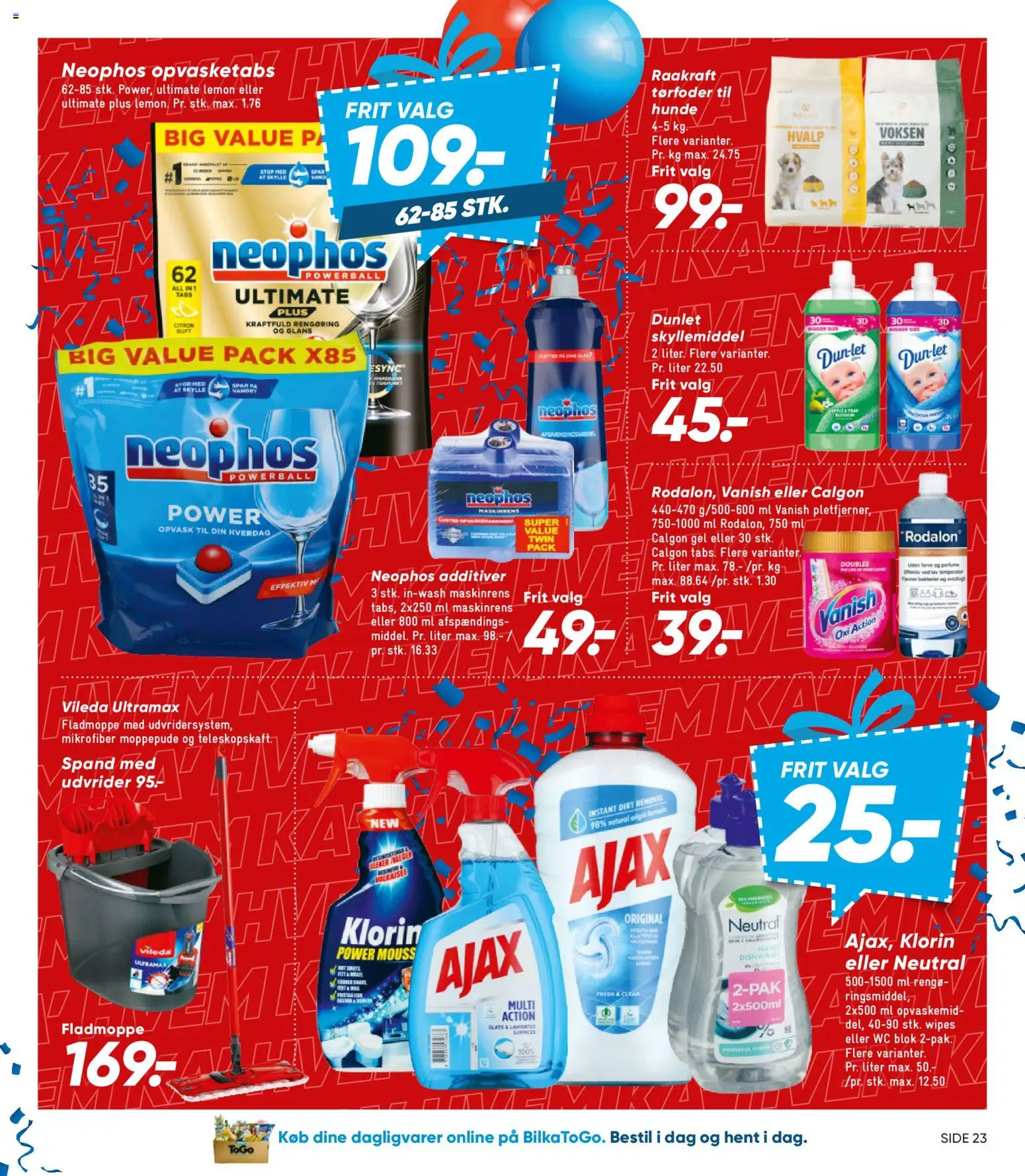 Bilka tilbudsavis – gyldig fra 20.02.2026 | Side: 32 | Produkter: Skyllemiddel, WC blok