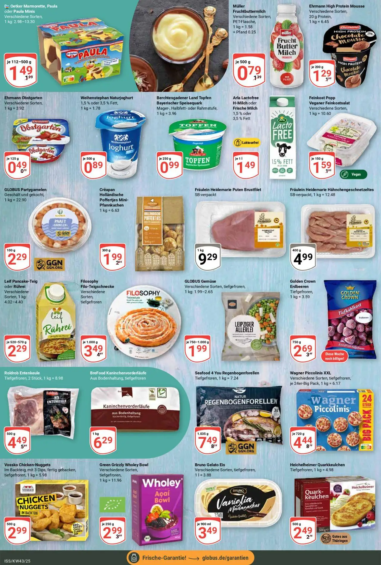 Globus Prospekt 	 – gültig ab 20.10.2025 | Seite: 11 | Produkte: Quark, Gemüse, Chili, Erdbeeren