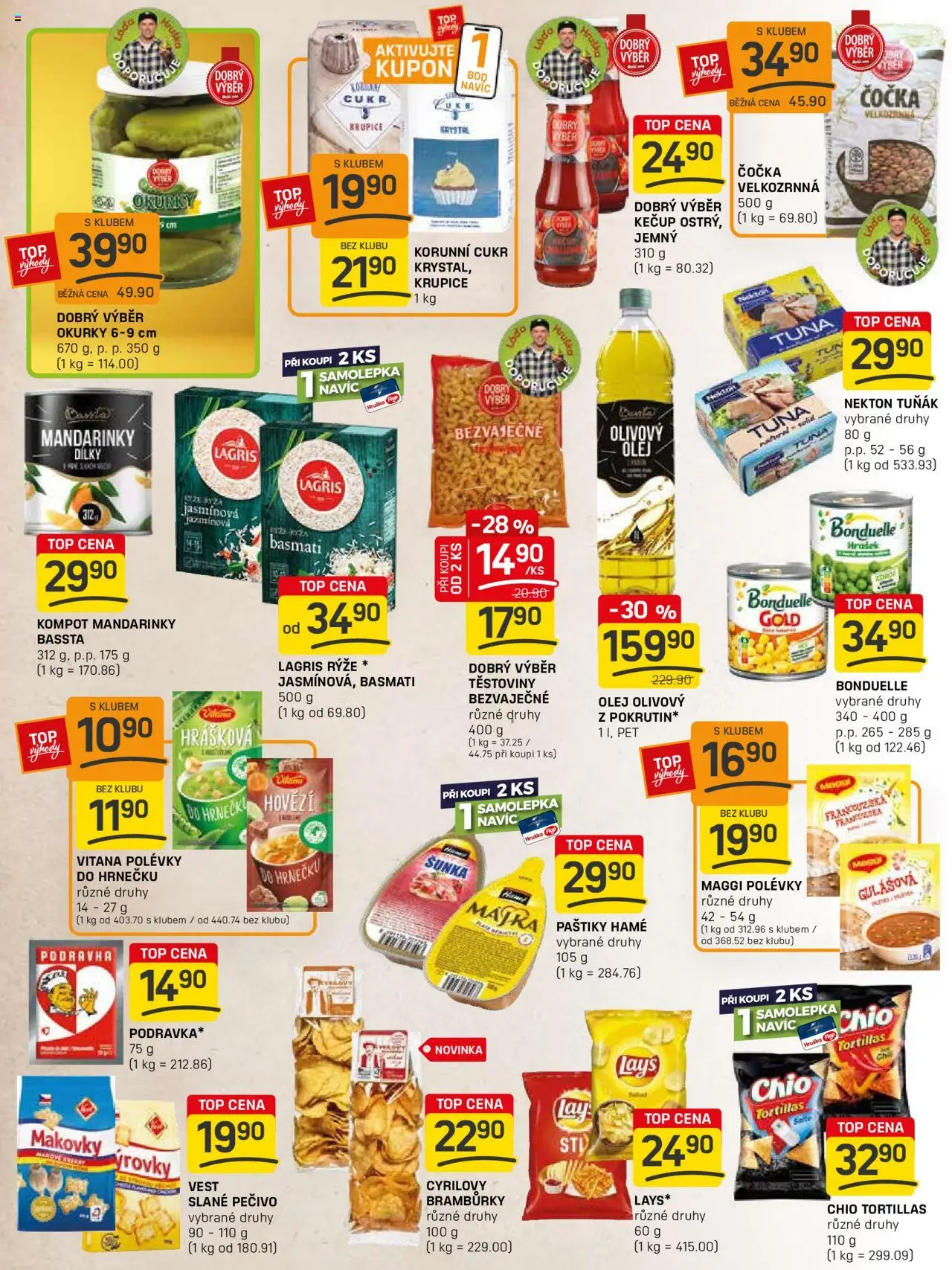 Flop leták - FlopTop od 22.10.2025 | Strana: 8 | Produkty: Čočka, Olej, Šunka, Lay's