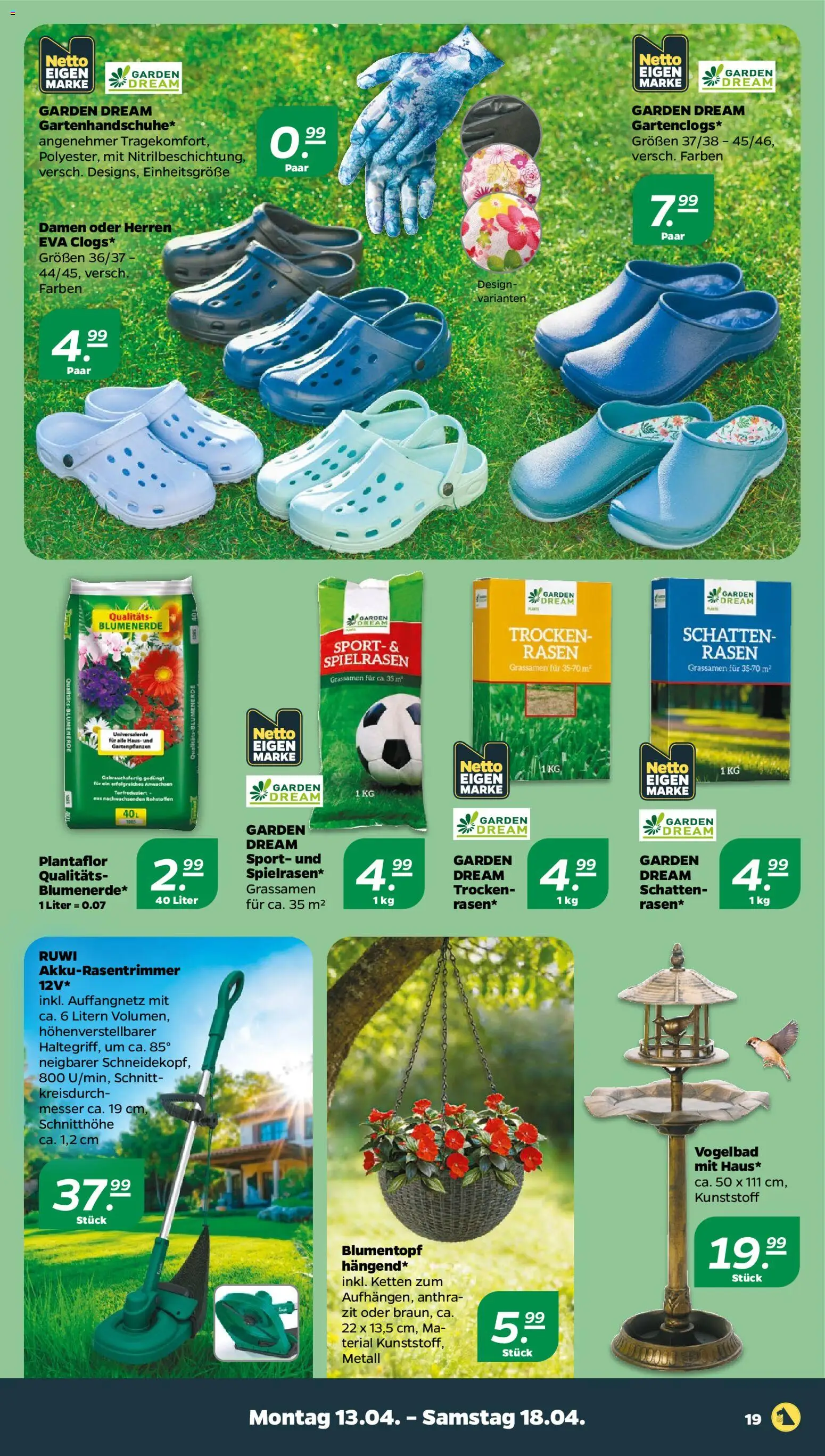 Netto Prospekt 	 – gültig ab 13.04.2026 | Seite: 23 | Produkte: Blumentopf, Blumenerde