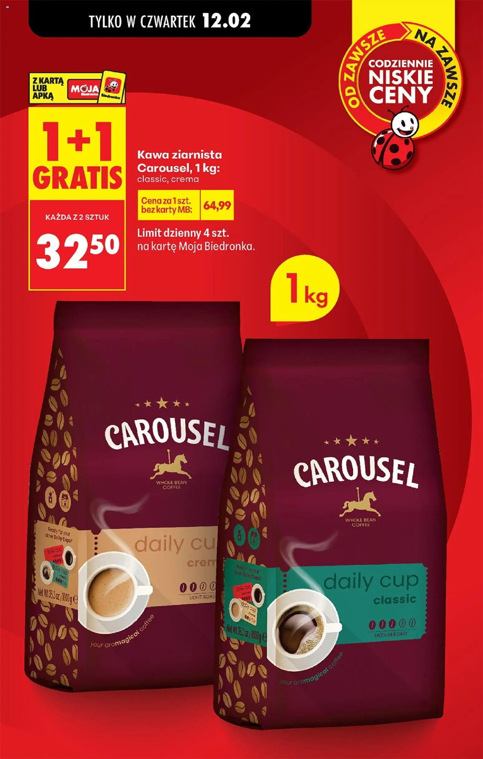 Biedronka gazetka - Oferta w tym tygodniu od 12.02.2026 | Strona: 28 | Produkty: Karta, Kawa ziarnista, Kawa