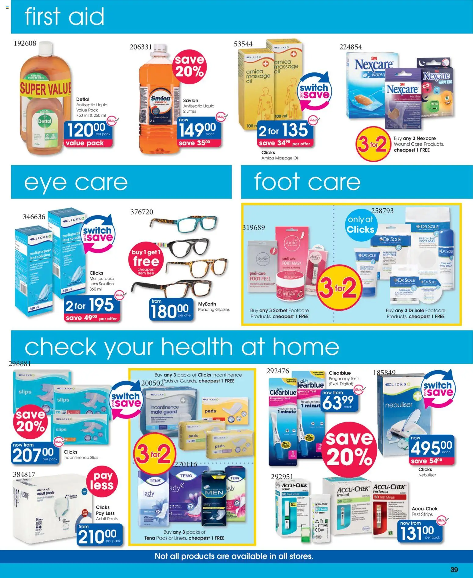 New Clicks catalogue – valid from 22.01.2026 | Page: 39