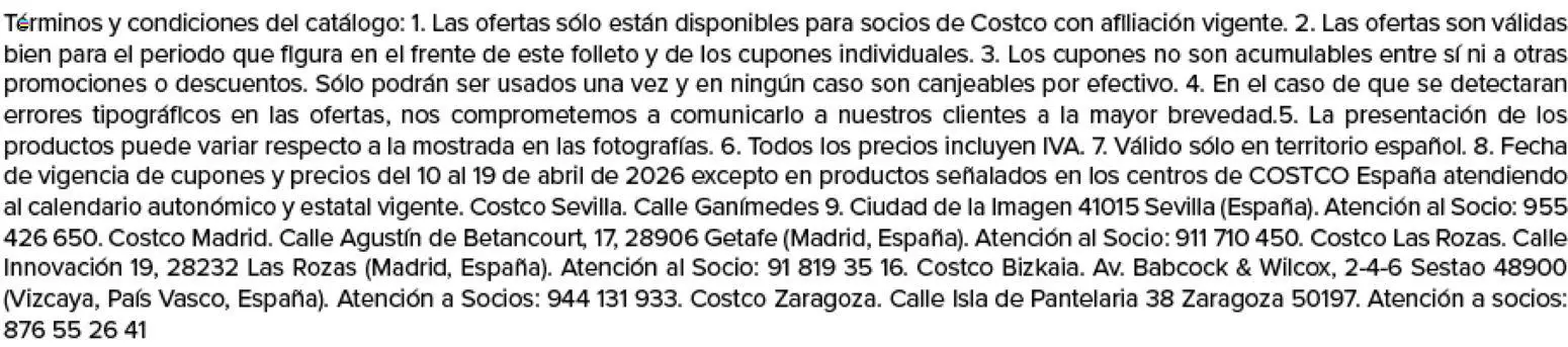 Costco catálogo │ válido desde el 10.04.2026 | Página: 8