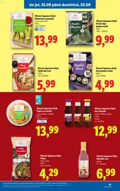 Noul catalog Lidl – valabil de la 22.09.2025 | Pagină: 61
