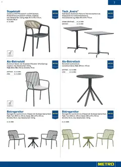 Metro Gast & Garten 2026 ab 01.01.2026 gültig | Seite: 7 | Produkte: Sessel, Tisch