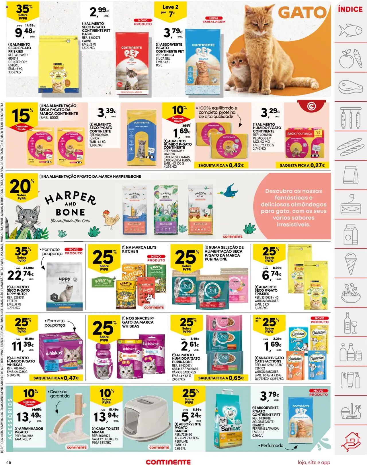 Continente folheto │ válido de 09.09.2025 | Página: 49 | Produtos: Boné, Purina one, Carne, Proteina