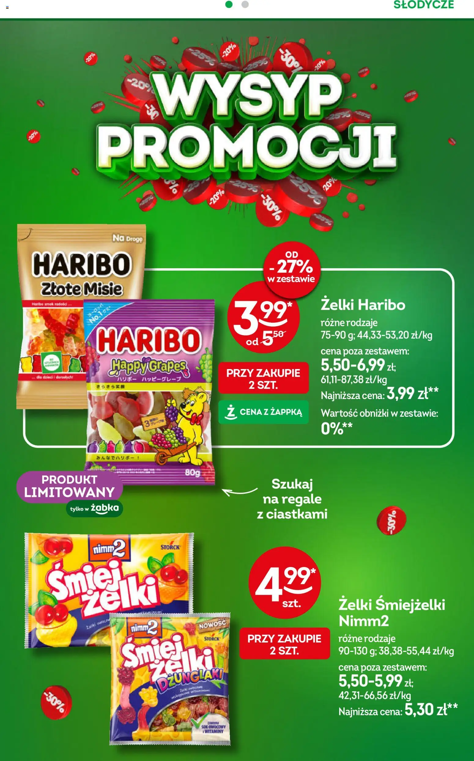 Żabka Gazetka od 25.02.2026 | Strona: 29 | Produkty: Szal, Czekolada mleczna, Smoothie, Ciastka