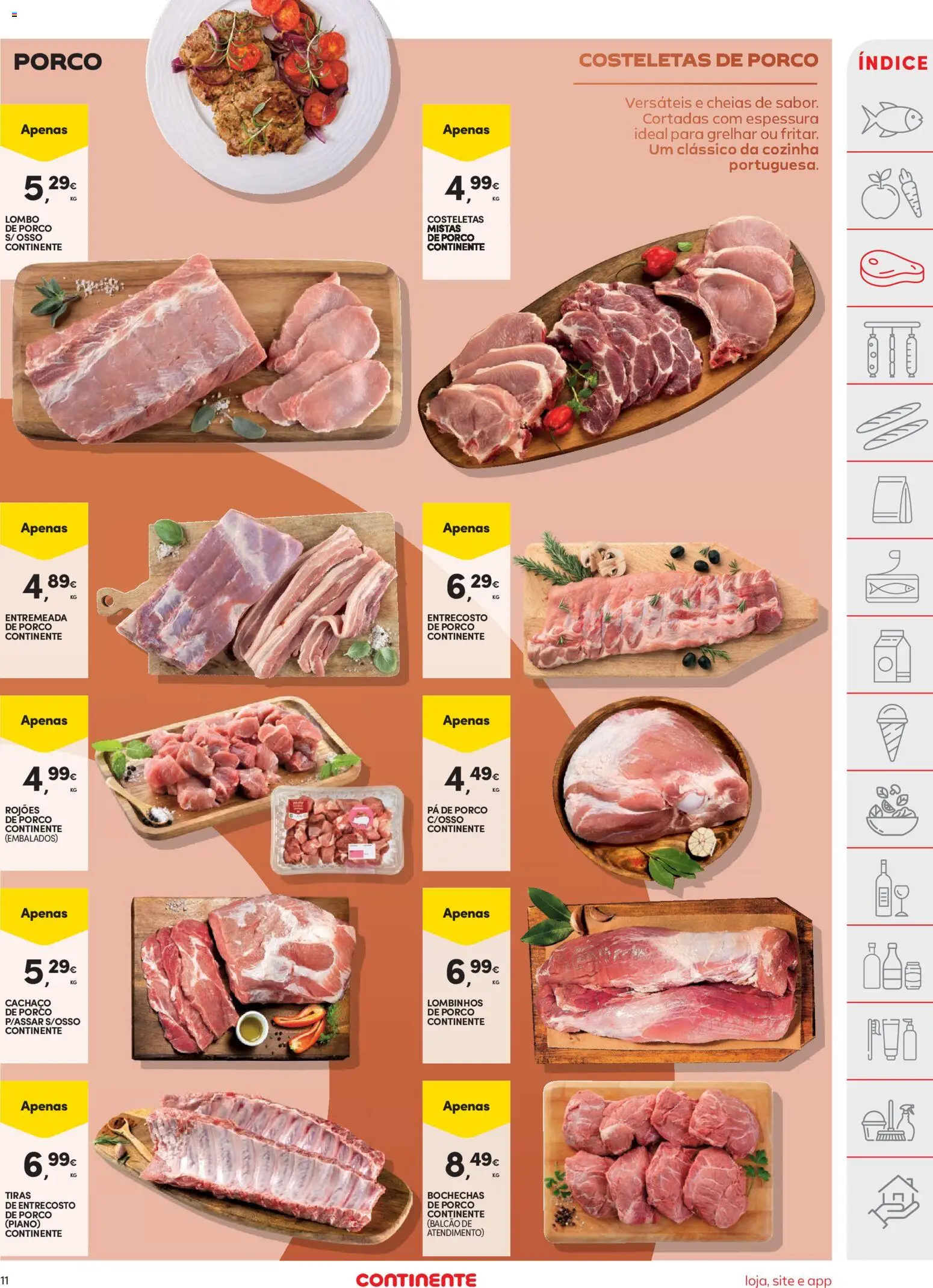 Continente folheto │ válido de 25.11.2025 | Página: 11 | Produtos: Lombo, Pá