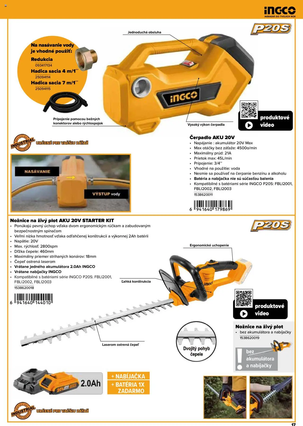 Nové Kinekus akcie – leták je platný od 28.04.2025 | Strana: 17 | Produkty: Nožnice na živý plot, Čerpadlo, Náradie, Nabíjačka
