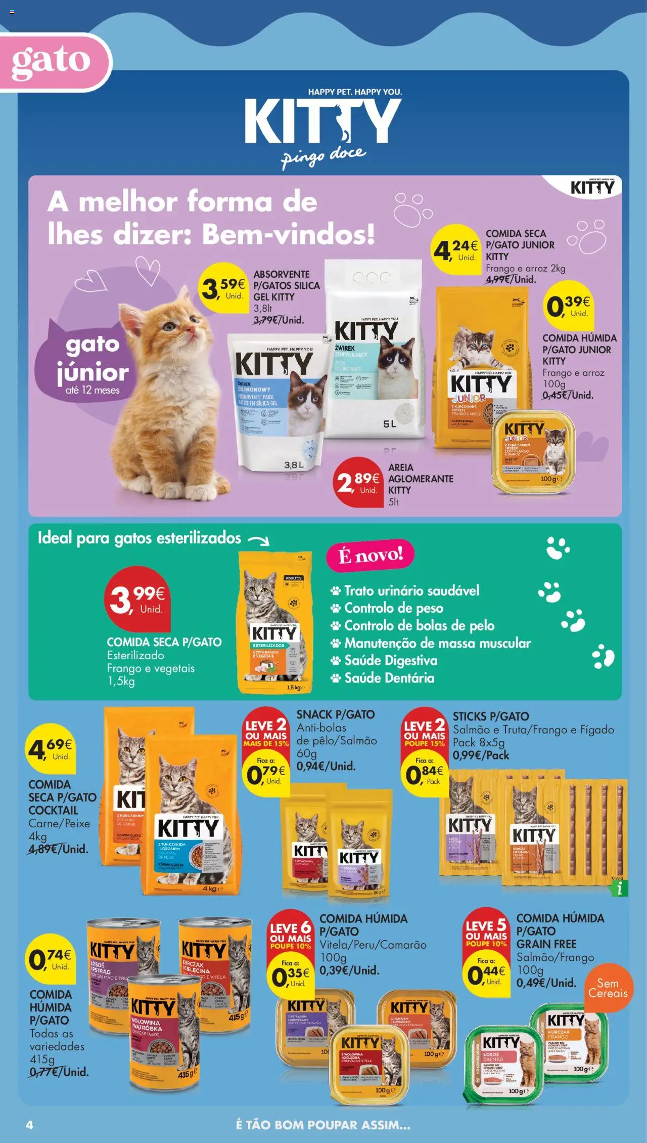 Pingo Doce - De Petfood │ válido de 30.09.2025 | Página: 4 | Produtos: Frango, Salmão, Arroz, Carne