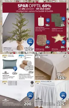 Forhåndsvisning av JYSK kundeavis gyldig fra 15.12.2025 | Side: 13 | Produkter: Nuisette, Сантехнічне кріплення, Laken, Strikk