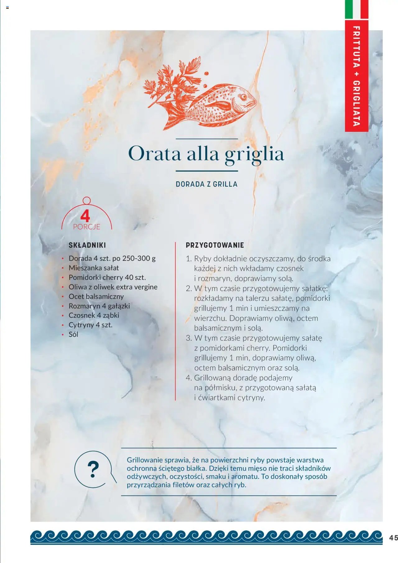 Makro Gazetka - Ryby i owoce morza od 07.02.2024 | Strona: 45 | Produkty: Czosnek, Rozmaryn, Oliwa z oliwek, Ryby