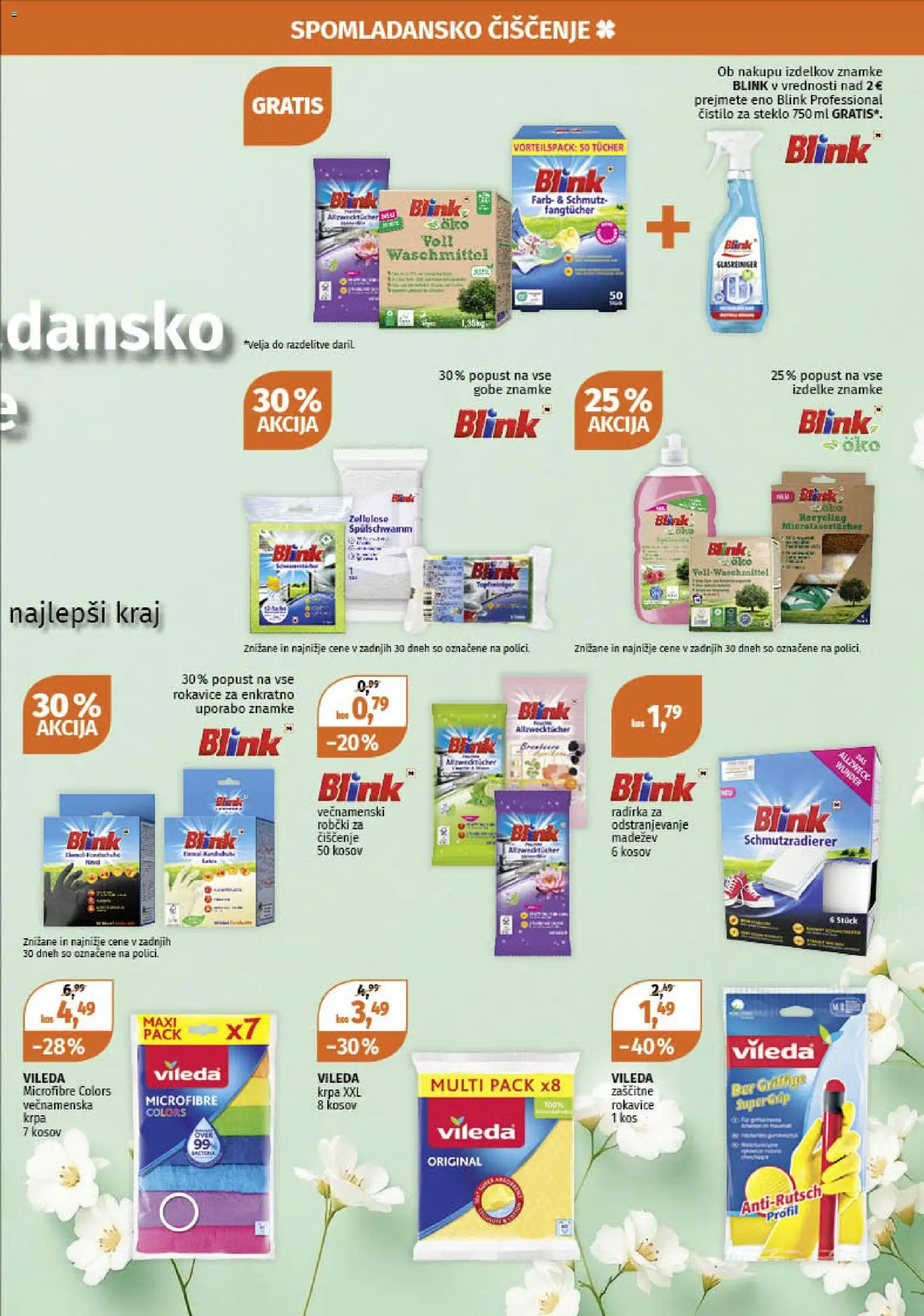 Novi Müller katalog ponudbe – veljaven od 02.02.2026 | Stran: 24 | Izdelki: Robčki, Detergent, Zaščitne rokavice, Rokavice
